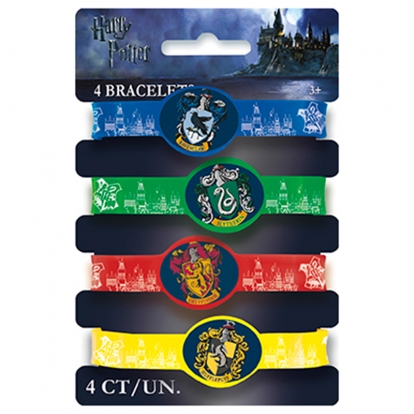 Резиновые браслеты "Гарри Поттер" (4 шт)